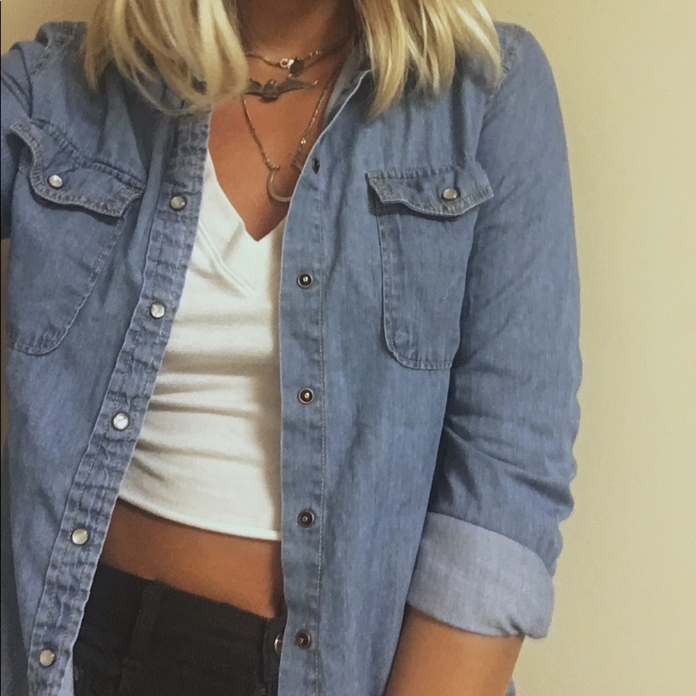 Denim Button Up